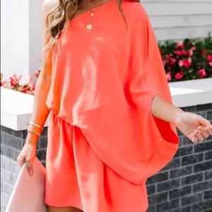 VICI around the clock one shoulder dress